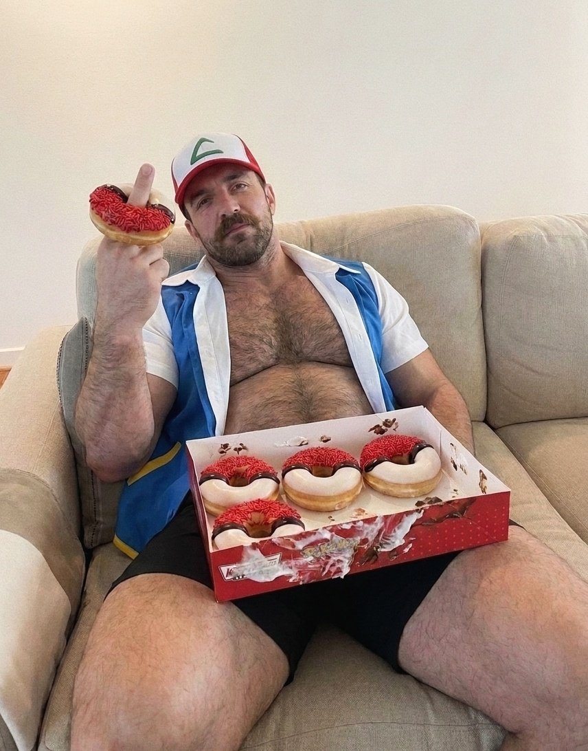 SpacedZaddy's tweet photo. Do u want some glaze on top of the pokeballs? https://t.co/Fr6ERnht8J