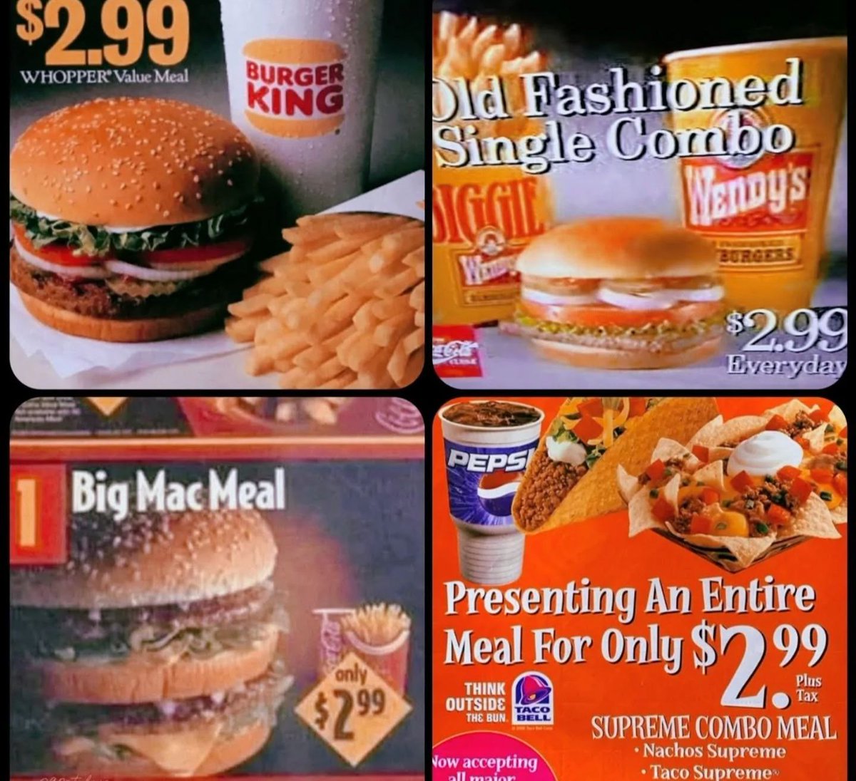 oldmedia's tweet photo. When 3 bucks could get you a whole meal https://t.co/or8DmegDZd
