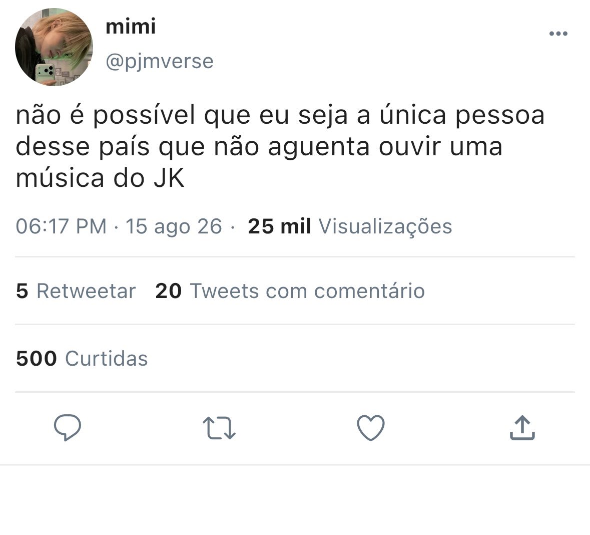 Contosjm's tweet photo. Uma #jikookau

onde Jimin começa em uma nova faculdade e logo faz amizade com Yuna, uma garota que esconde de todos ser irmã de Jeon Jungkook — um dos maiores idols do país e, definitivamente, o cantor menos favorito de Jimin.

Até que uma amizade inocente coloca Jimin frente a frente com o famoso que ele nunca fez questão de conhecer.