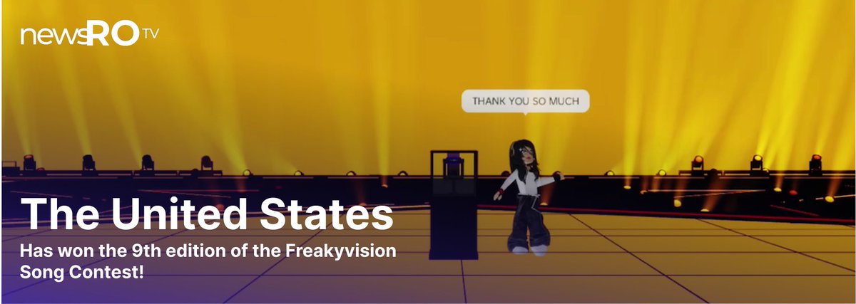 ROTVNEWS's tweet photo. #Freakyvision09 WE HAVE A WINNER!

The United States of America have won the ninth edition of the Contest with 360 points,followed by San Marino and Italy!

Congratulations to Nedas and everyone who participated! And we will see you in the USA! https://t.co/JCxcwjH4sW