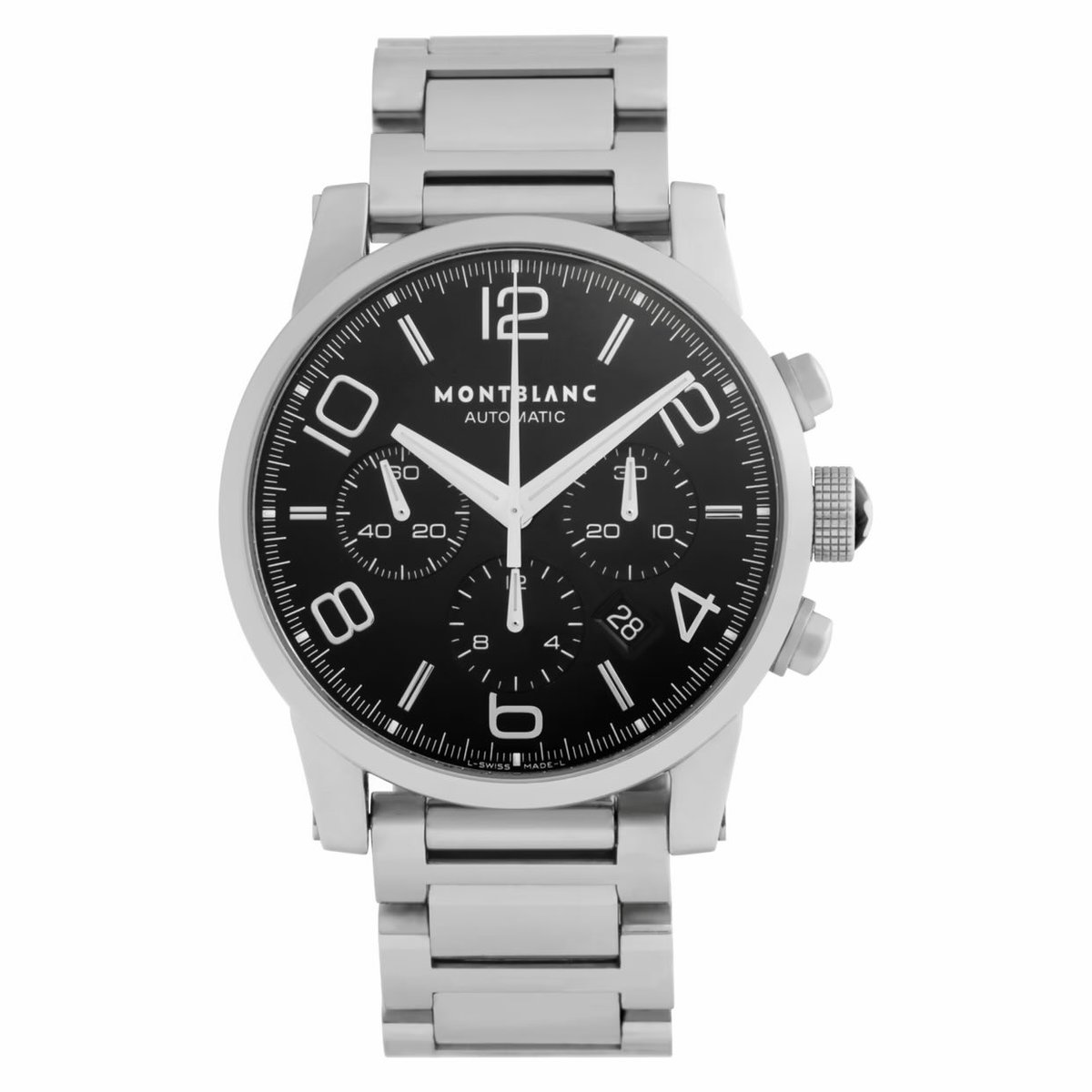dbfpopecody's tweet photo. @hatosyhoe Montblanc TimeWalker Chronograph 9668, 43mm dial - retailed for approx $4,400 to $5,300 🐐 https://t.co/tn9FzYALNx