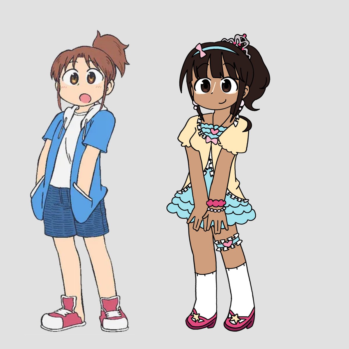 clovrr_28's tweet photo. I tried drawing my CITY oc/yumesona in the art style✌✌ (naguaya yuri🤤🤤🤤🤤) https://t.co/byacEfUivA