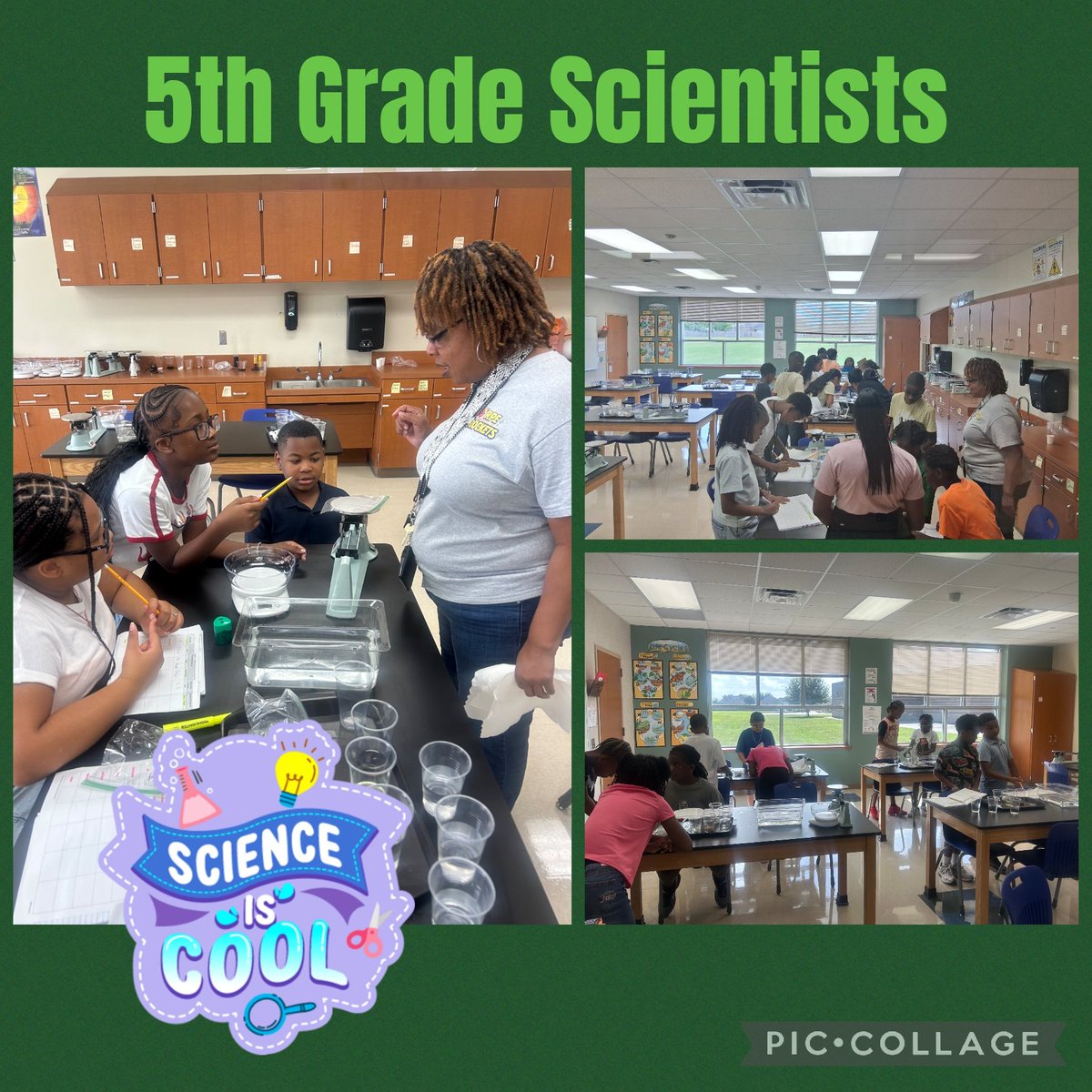 RPE_Rockets's tweet photo. Shout out to Ms. Ferguson and her @RPE_Rockets 5th graders for already jumping in and using the Science Lab the first week of school. #GrowingLearners #RocketsReady https://t.co/B6KZsuJwKV