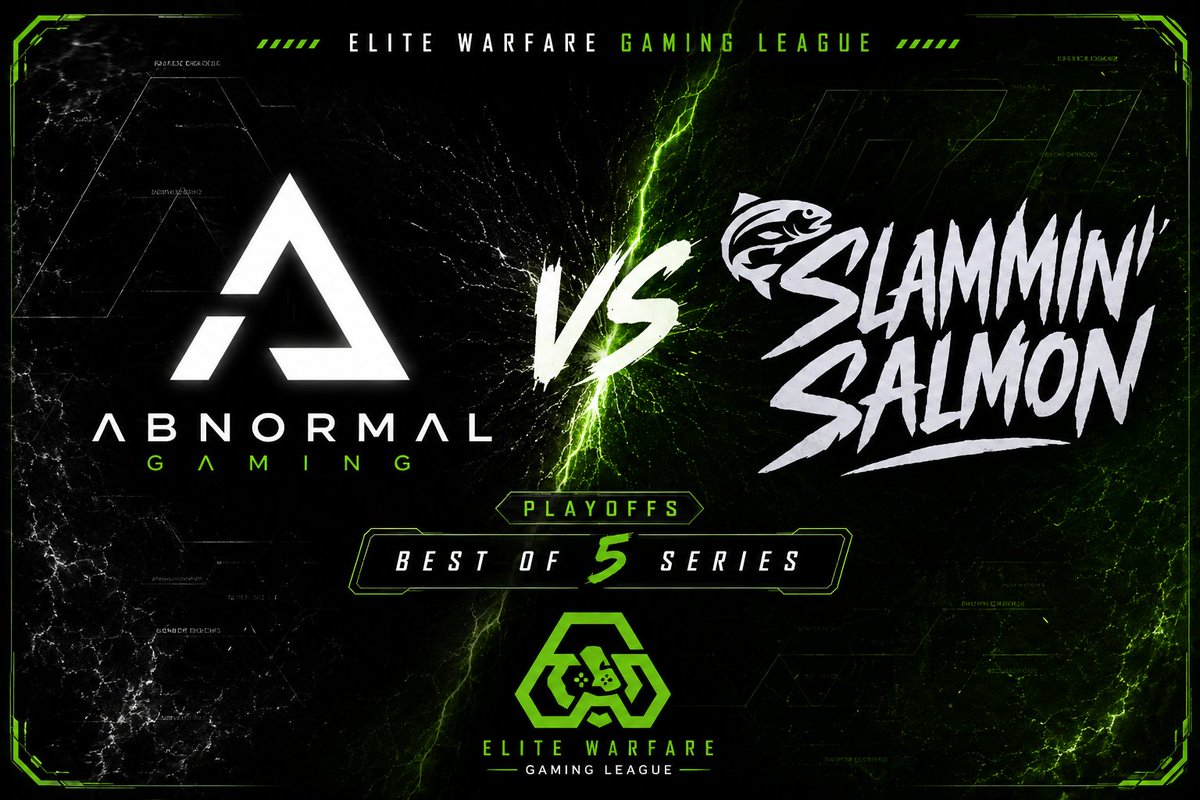 Abnormal_gg_'s tweet photo. ROAD TO TOP 3🚨

Abnormal Gaming take down @VeriphyGG 3-0 in LR2 to advance to Loser Semi's for a Winners Bracket Rematch against @SlamSalmon for Top 3 and a ticket into Championship Sunday of @ewgleague S4 Playoffs! https://t.co/sLxvjNOfUX