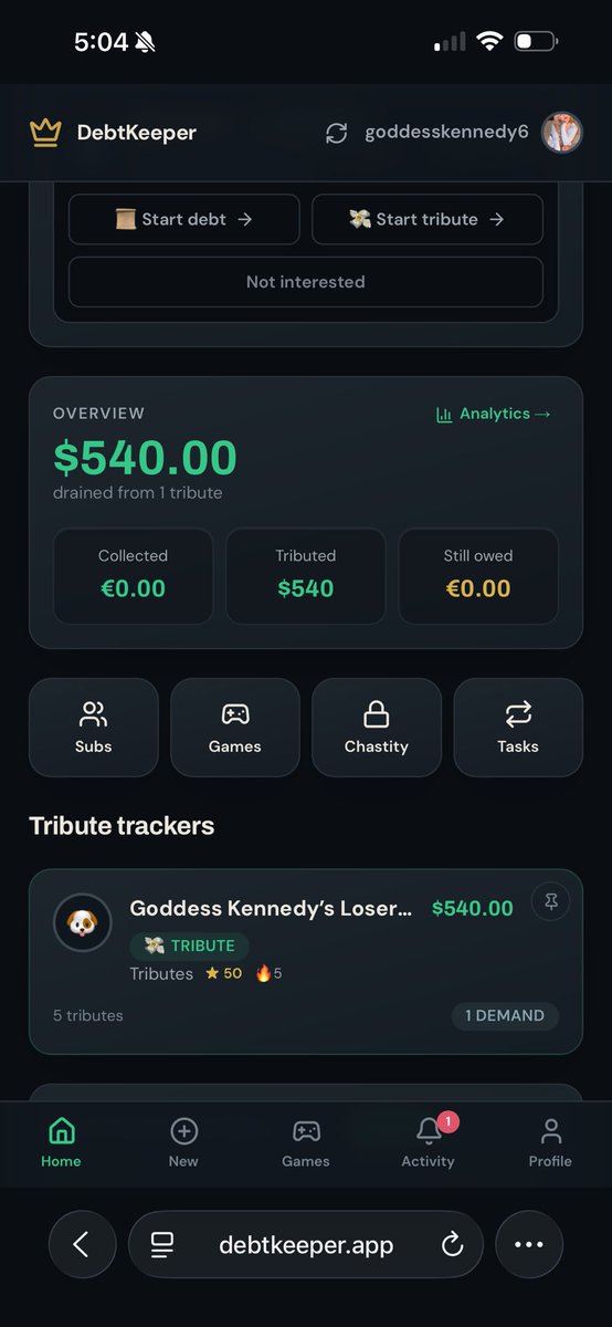 GoddessKennedy6's tweet photo. I am SOLD whoever made this new sub and domme app, I loveeeee it https://t.co/FnhkPQsBLE