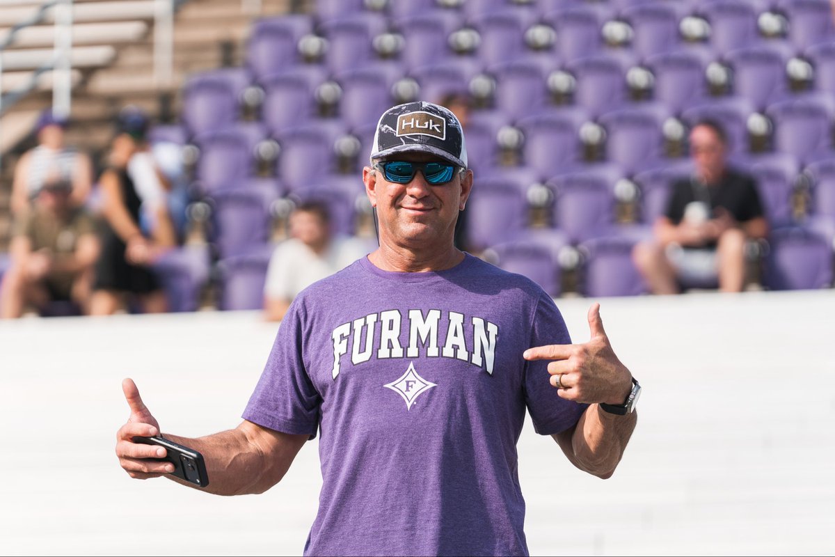 PaladinFootball's tweet photo. The best way to spend a Saturday. Fan Day 2026 💜

#EliteIsTheStandard | #FUAllTheTime https://t.co/2THLZRODl2