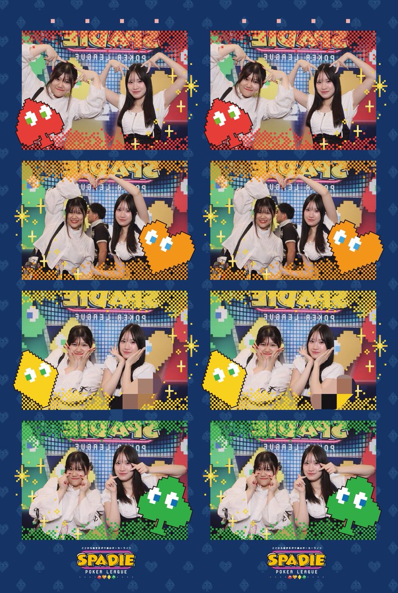 prinatti's tweet photo. 実はスペー��ィちょこっとだけディーラしてました͈ᴖ ̫ᴖ ͈
みさみさに声かけてもらってプリ撮れたのうれしい📸🩵

#SPADIE #ここから始まるボク達のポーカーライフ #教育番組 #HARTiPhoto https://t.co/y1kI8MDwtQ
