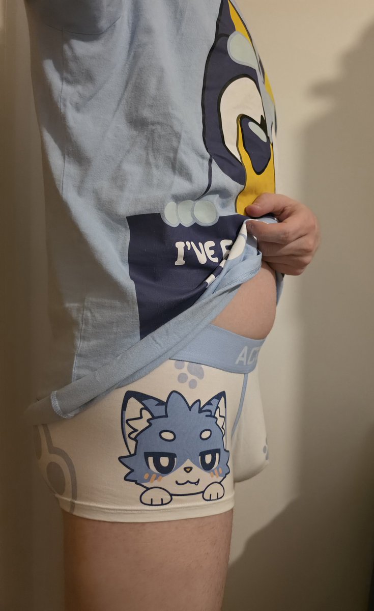 CheetahEXE's tweet photo. These undies are kinda cute >W> https://t.co/7VakPFrwB4