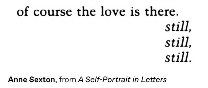 Literariium's tweet photo. — Anne Sexton, A self-portrait in letters https://t.co/1JMWcxYjDt