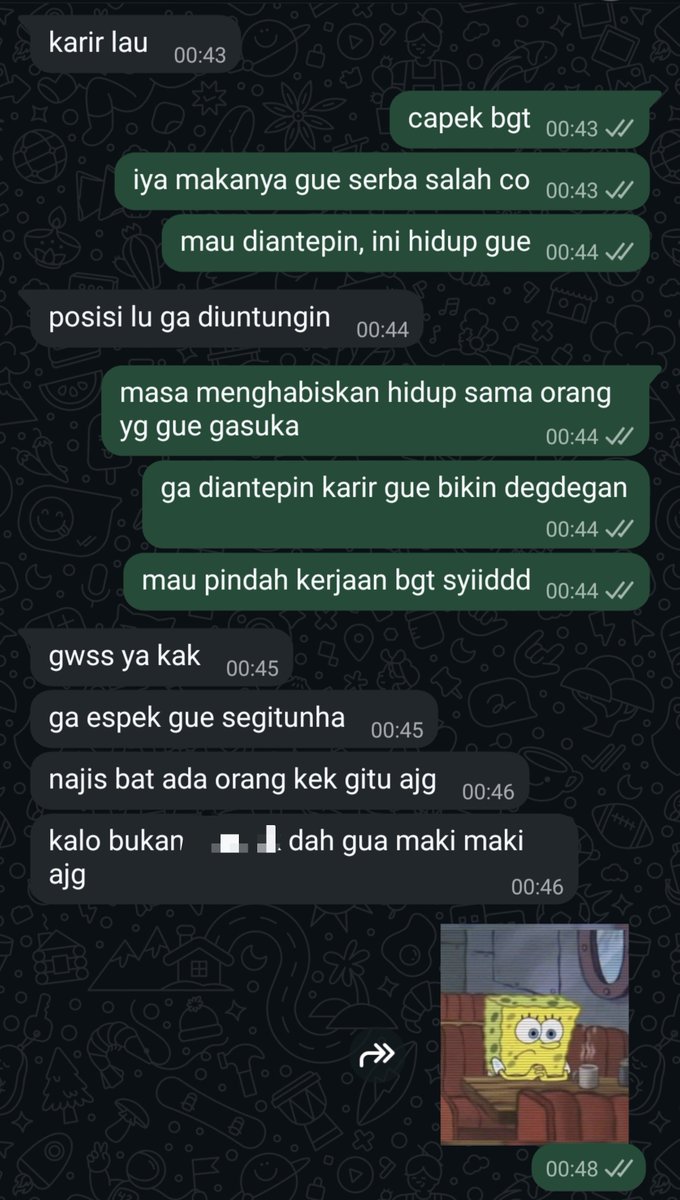 hepiiterus's tweet photo. jujur capek bgt yaAllahh https://t.co/MyQ4joBFAL
