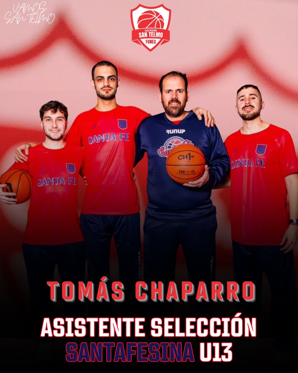 SanTelmoBas's tweet photo. 👏🏻👉🏻 Además, Tomás Chaparro es uno de los asistentes del equipo dirigido por Pablo Diez.

🥳💪🏻 ¡Felicitaciones y el mejor de los éxitos!

#SanTelmoDeFunes https://t.co/P1qPgmaFQp