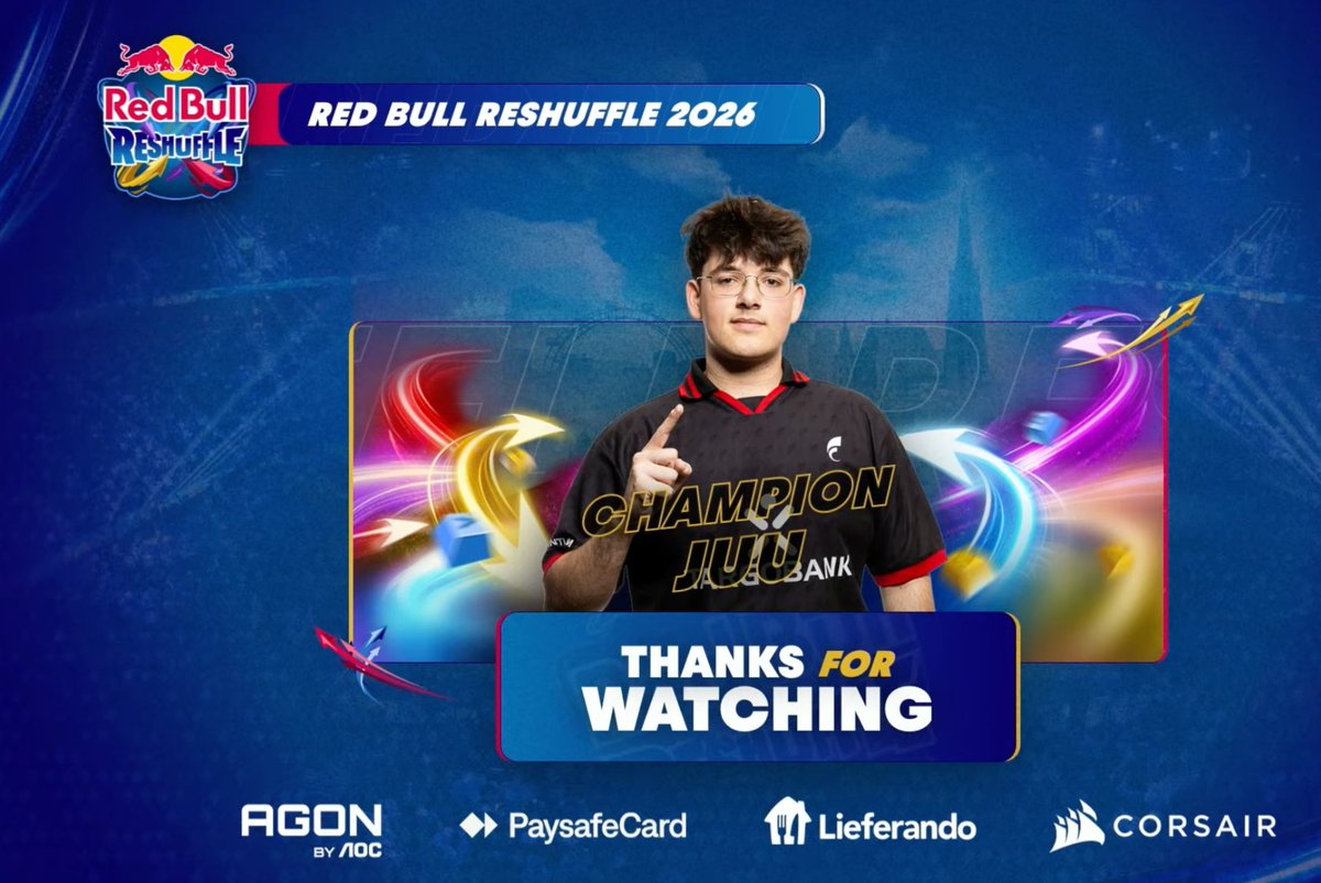redbullAustria's tweet photo. @juufn_ @paysafecard @AGONbyAOC @lieferandoAT @CORSAIRDE @elgato @MIFcomGmbH https://t.co/MdgaceymuR