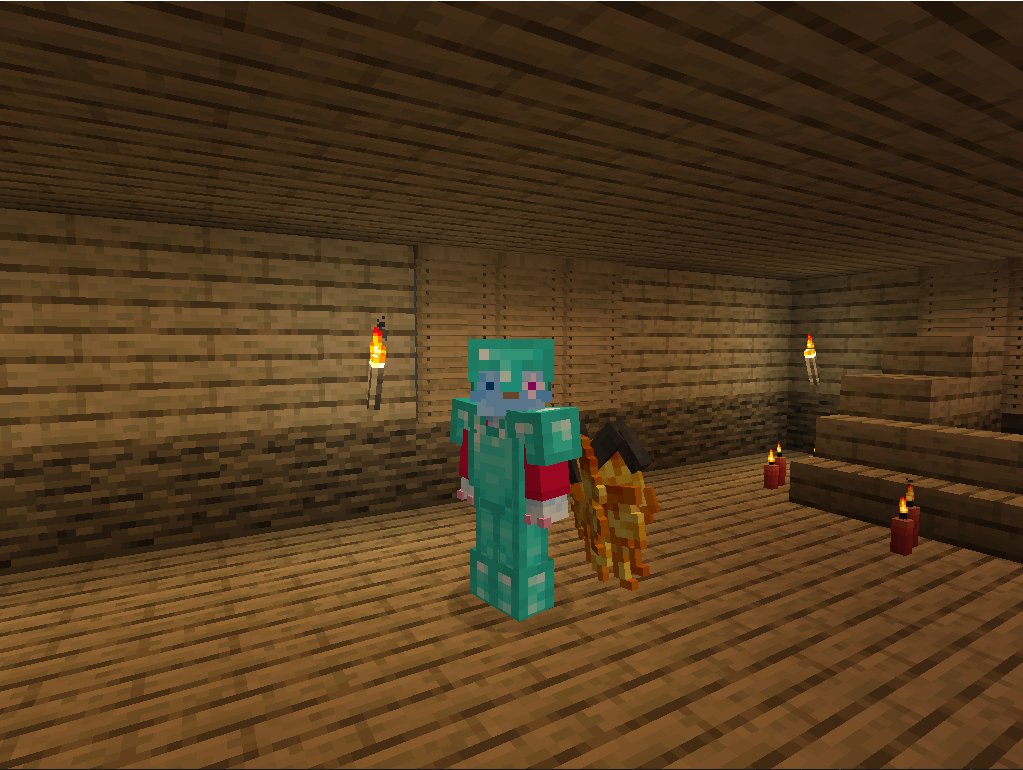 RussDab's tweet photo. Hello everyone. I just have an idea that you guys might not be interested or might be interested. it's a Minecraft idea, basically a story or so basically what I'm trying to say is you are like one person spawning in a world. and then you look on your back you see wings, now to be honest nobody has wings in front of you. next minute to go you started to travel with these new wings you started to learn. and you found others like you but not exactly there's like people with fire wings. you only had white wings which that means you're an Angel you go towards these people realized these are not nice people there are bad they started to kill you with Spears. they had netherite armor you're trying to reason with these people. with wings but you couldn't so you found someone that has exactly the same wings that you have. you stick with that group and the leader stand before you and said humans are dangerous. and it's going back and forth on who is dangerous and who is not. humans are thinking we  winged people are bad too so it becomes a war could be you guys could change up the story if you guys want but this is just my idea I wanted to be a Minecraft idea someone out there that could make it a story out of it I wanted to see it someday I want to see if this happened