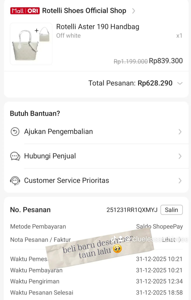 zer00notice's tweet photo. PRELOVED ROTELLI ASTER 190 🤍 Broken White | LIKE NEW, mulus! ✨ No baret/noda/kerusakan ✨ Masih ada silica gel ✨ Jarang dipakai &amp; disimpan baik
💸 Rp499.000 NEGO TIPIS 🤝 100% TRUSTED📍 COD Surabaya 👀 Boleh cek kondisi saat COD
Alasan jual: jarang dipake, daripada disimpen 🥹 https://t.co/9jEhnzaw0j