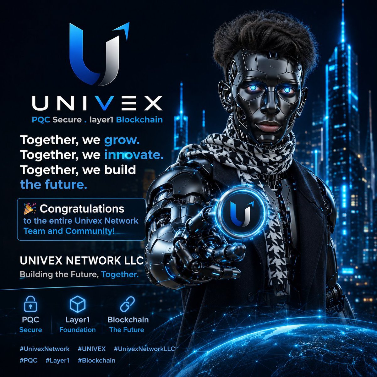 nabil125125125's tweet photo. Together, we grow.
Together, we innovate.
Together, we build the future.
๐ Congratulations to the entire @Univex_Network Team and Community!
UNIVEX NETWORK LLC
Building the Future, Together.
#UnivexNetwork
#UNIVEX
#UnivexNetworkLLC
#PQC
#Layer1
#Blockchain https://t.co/BG7cAOX30b