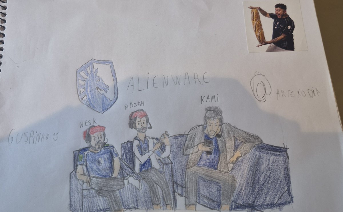 ArtExodia's tweet photo. Desenho feito diretamente do facility da @TeamLiquidBR 

Fiz a mesa de analise dessa final histórica da faze clan

Espero que gostem! #FazeUp https://t.co/MSCV2LzRZa