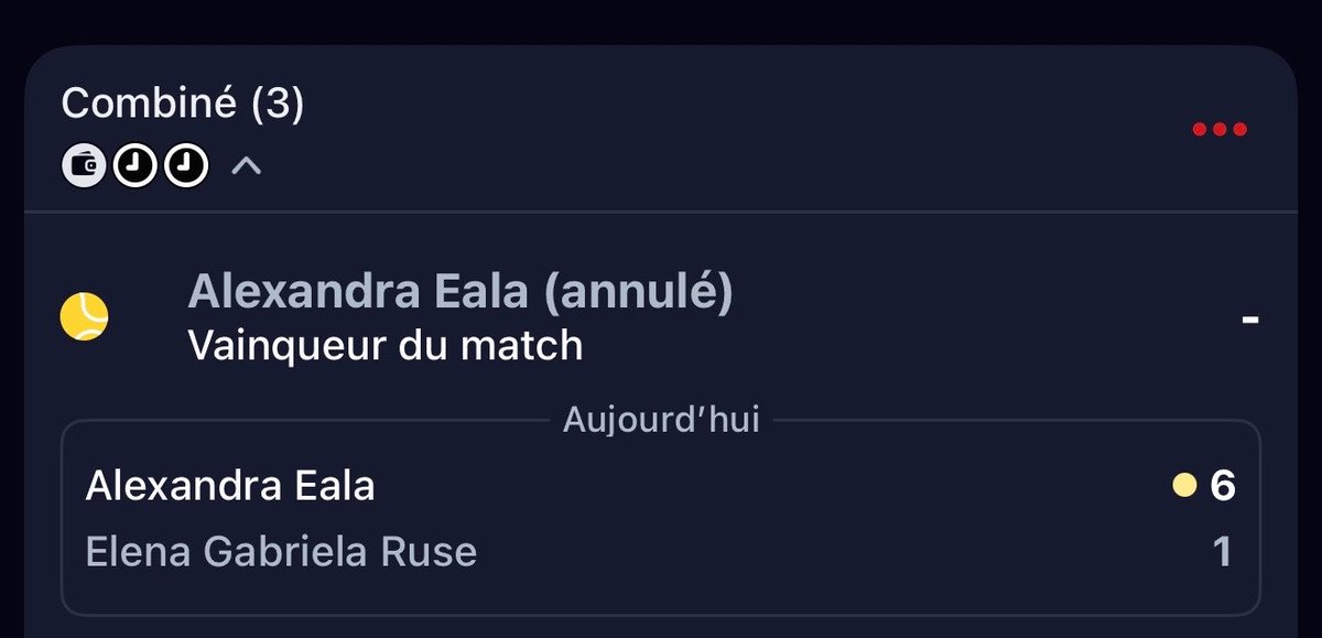 gabriel_blcd's tweet photo. @Betclic c’est de l’abus y’avait 6-1/3-0 vous êtes sérieux https://t.co/xnTHUGWwK6