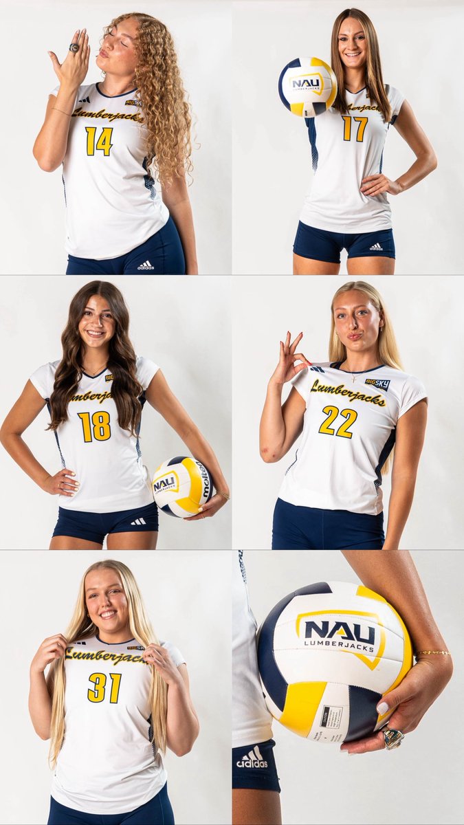 NAUVolleyball's tweet photo. Babes, come quick! NAU Volleyball just dropped 𝑴𝑬𝑫𝑰𝑨 𝑫𝑨𝒀 pics! 📸🏐✨

#RaiseTheFlag | #BigSkyVB https://t.co/VB6ODKcfXo