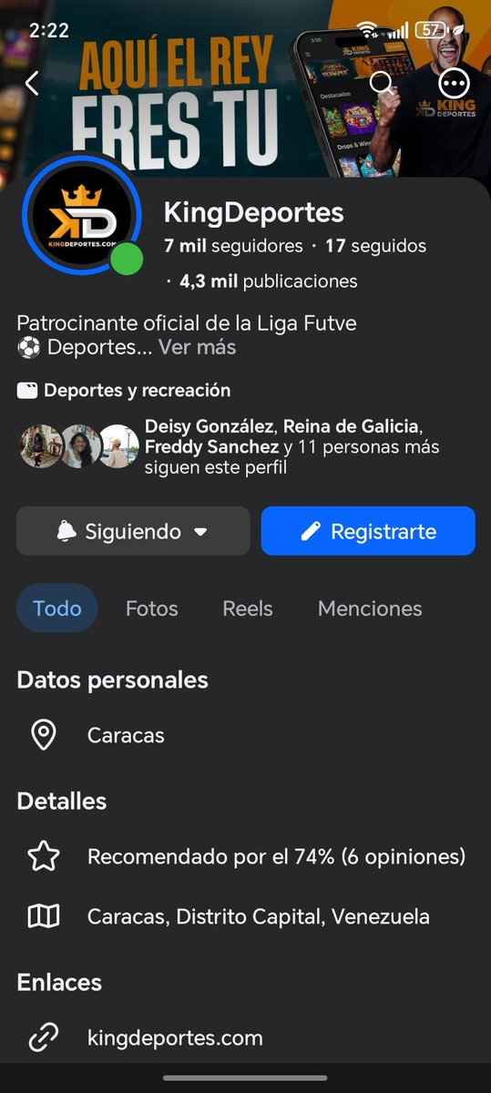 Gabd2211's tweet photo. @kingdeportesve Listo. Usuario dex22 https://t.co/RQbrOpYz1x