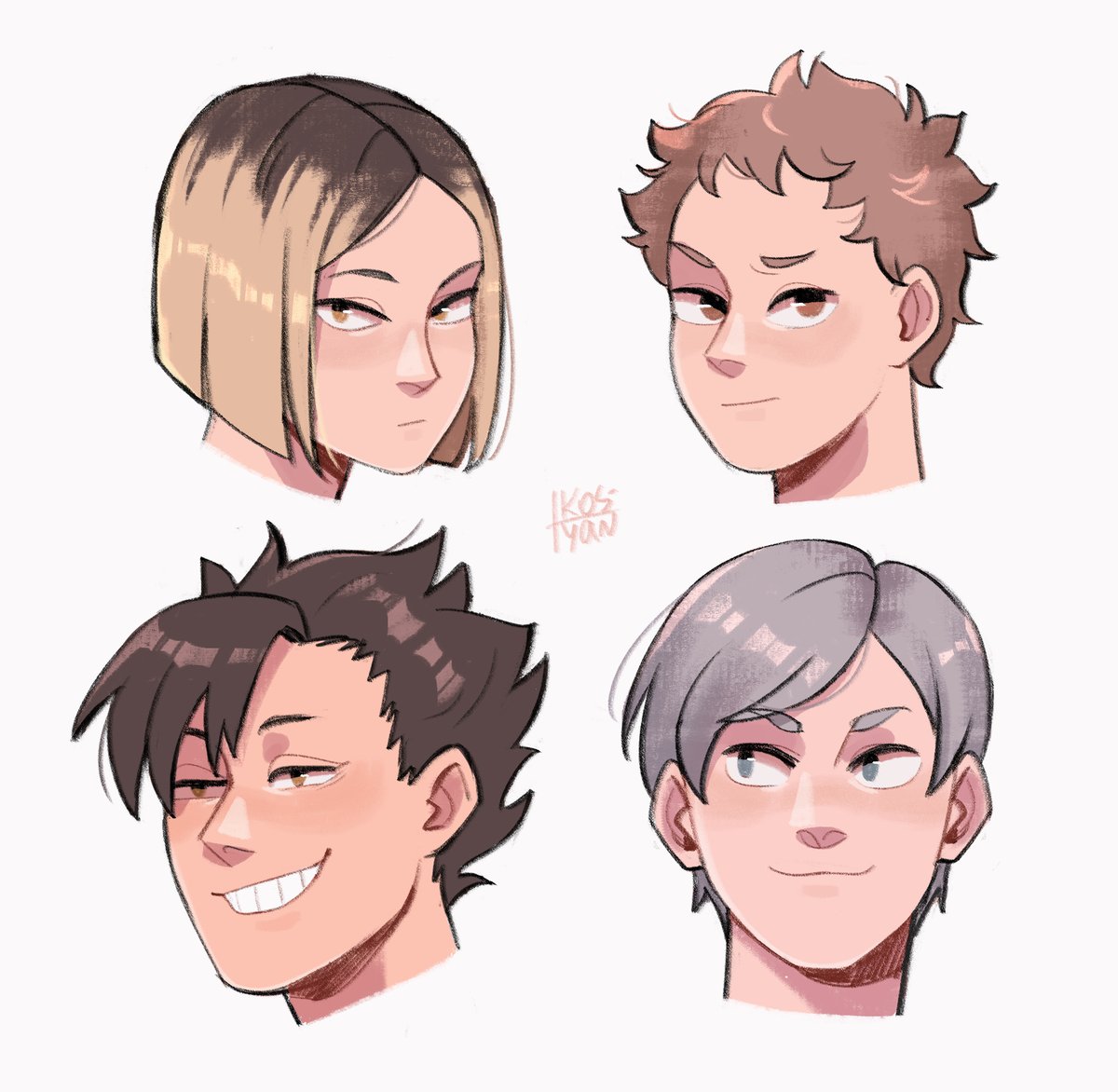 kos___tyan's tweet photo. cats in color 😼

#haikyuu https://t.co/QVN87y9MN2
