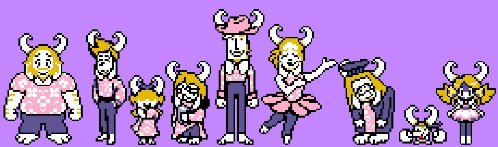 itscorntoast's tweet photo. asgore, his 7 asgores and goregore kissy cutie #utdr #deltarune #deltarunech5 https://t.co/aD8sHXc6up