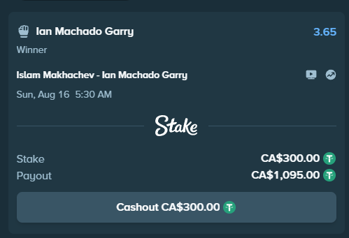 RollinRiches_'s tweet photo. Let's go, Garry had good odds had to back him. 👇

Leave @Stake usernames! Tipping 10 people if we win! https://t.co/Dd8vRJg4p7
