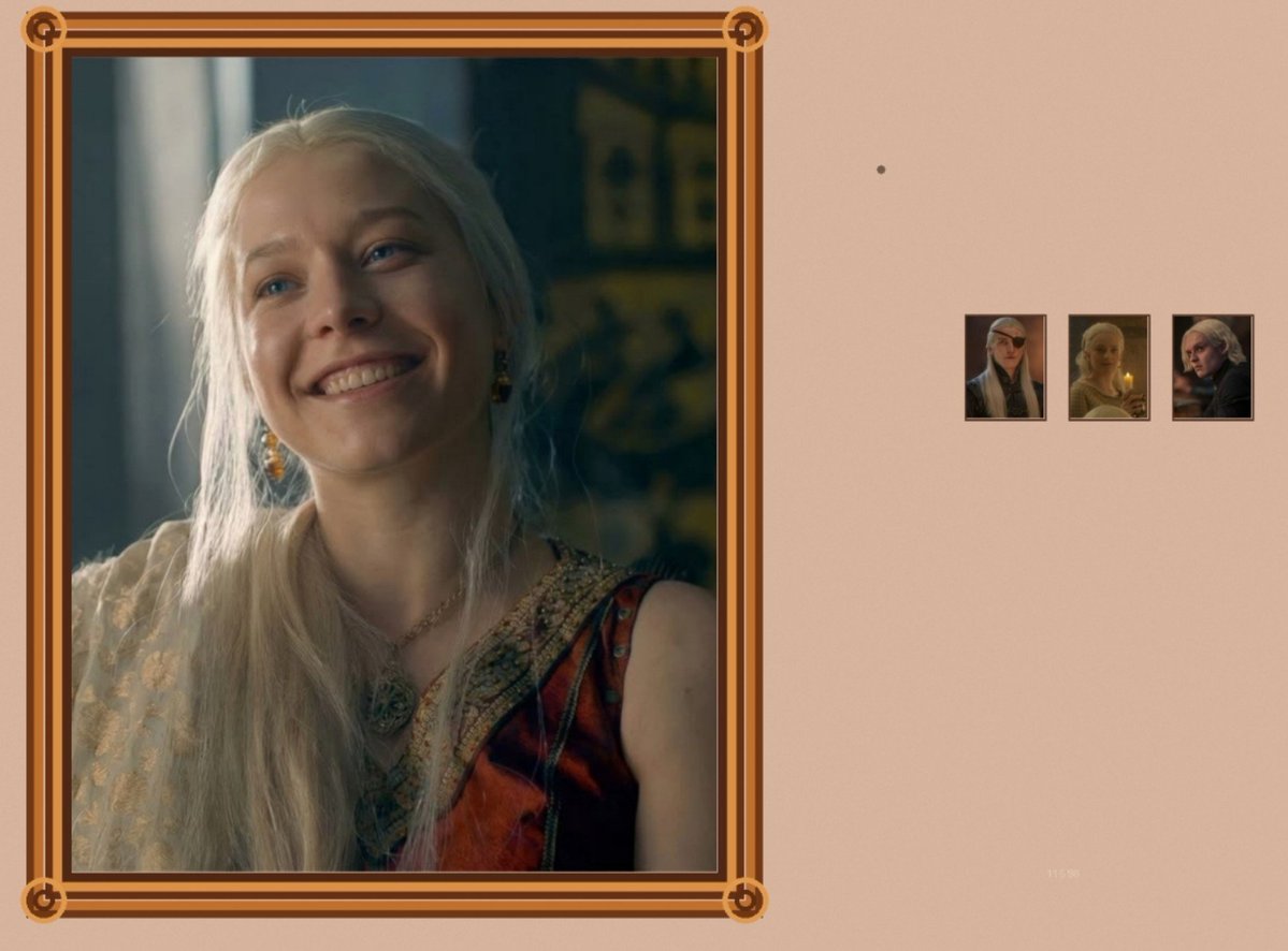 rogueprince_tb's tweet photo. Helaena: "nosso pai te odiaria por isso"

E o quarto do Viserys assim: https://t.co/FCRUKZvXrQ