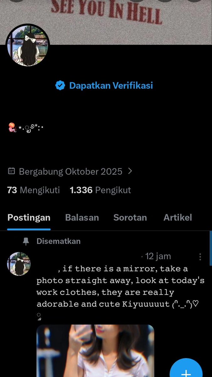 oliphiaaaaaw's tweet photo. kangen akun lama gw yg dah ilanggg , anw ada yg pernah moots ga sama akun gw dulu 🥹 https://t.co/T0hHiSfYMQ