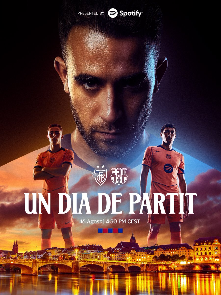 FCBarcelona's tweet photo. Your favourite team is in action today. https://t.co/25aZVIo2wv