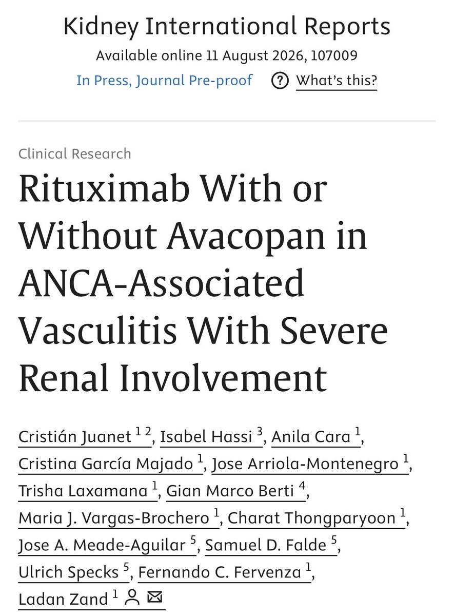 JoseMeadeMD's tweet photo. The recent discussions surrounding #avacopan are an important reminder that concerns about trial conduct should not automatically be conflated with the biological effects of a therapy. Science advances by questioning, validating, and replicating https://t.co/HkUeATIasI https://t.co/aPkqnSprko