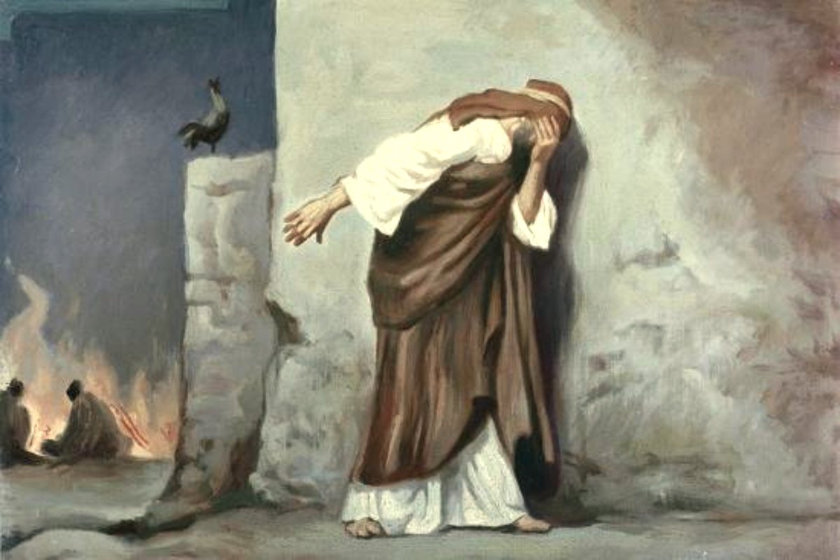 Girardism's tweet photo. “The psychological interpretation of Peter's denial is really one of the worst aspects of modern attitudes towards the Gospels: to reduce everything to psychology, which is ridiculous, I think. Peter is not the weakest disciple, he's the strongest. That's why his denial is so significant. His denial would not be significant if it could be interpreted psychologically. The Gospels are not interested at this point to talk about the psychology of Peter or anyone else. The Gospels are trying to show us what The Passion is. Therefore it's very important that Peter's behavior is [understood to be] typical of the way mobs come into being.

In other words, as soon as he is plunged into a crowd hostile to Jesus, he becomes hostile to Jesus. He imitates that crowd. And this is exemplified not only by Peter and by all the other disciples, but by everyone else including Pilate. Pilate really yields to the mimetic pressure of the crowd. The mimetic dimension of his behavior escapes us because we believe in politics and in political science and we say it's his political strategy. But this political strategy will be exposed when we realize that the main political principle, not only in a democracy but in Judea is ‘If you can't beat them, join them.’ And this is the mimetic principle par excellence.

And also, of course, the two thieves crucified next to Jesus. Their imitation is grotesquely obvious. The more crucfied one feels, the more one feels like crucifying other people. They shout insults to Jesus because they cannot refrain from imitating the mob.”

— ‘Atonement,’ An address given by René Girard at the American Academy of Religion conference held in San Francisco in 1997.
