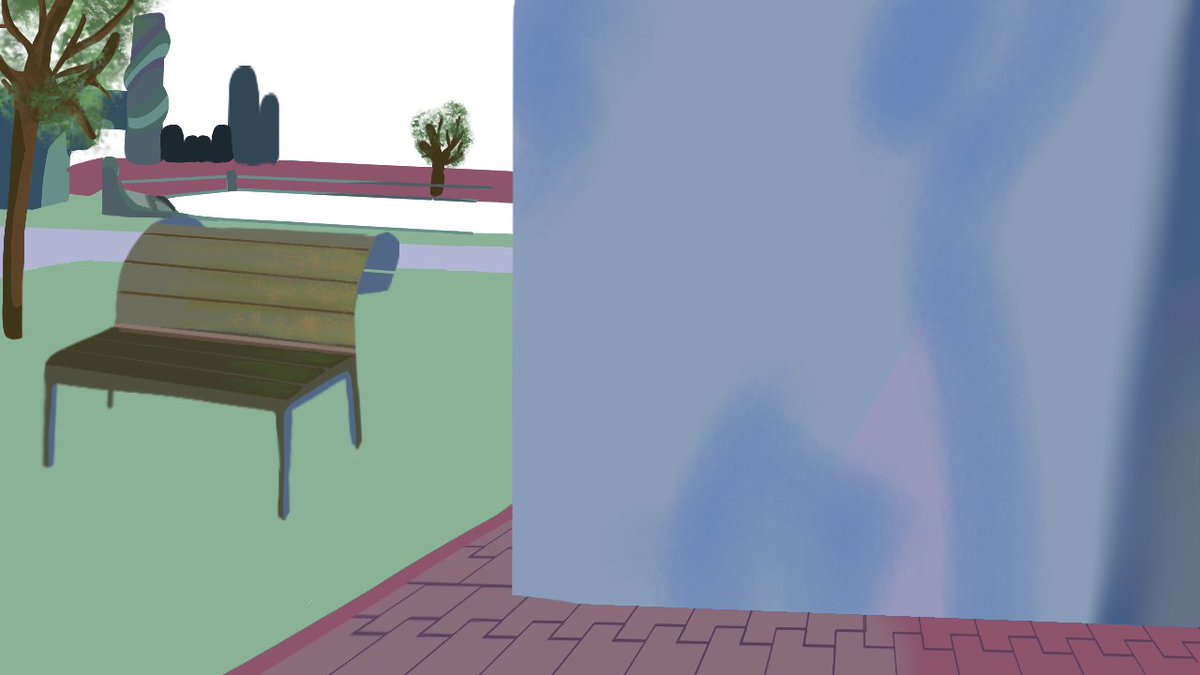 AverageZct's tweet photo. Wip - This background looks familiar, don't you think? The full drawing will be released in a few hours. It's important to check my citations once finished (alt account) or follow me on my Pixiv; it will be organized there. #digitalartㅤㅤㅤㅤ #smallartist https://t.co/6aR0sHx8S0