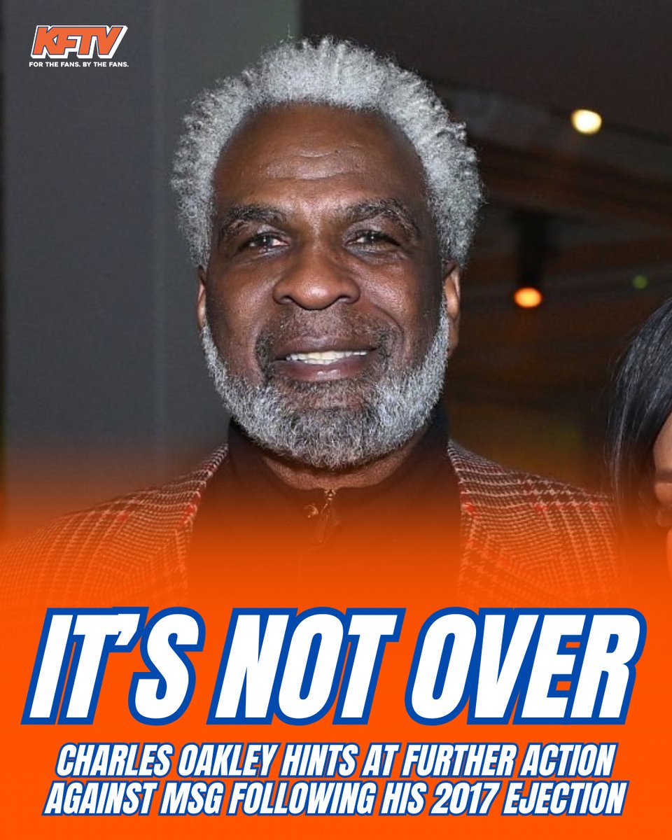 KnicksFanTv's tweet photo. “#ItsNotOver #JuryTrial”

- Charles Oakley hints via Instagram at further action against MSG after his case regarding his 2017 ejection was dismissed for a third time https://t.co/A7Z6Mh2jR4