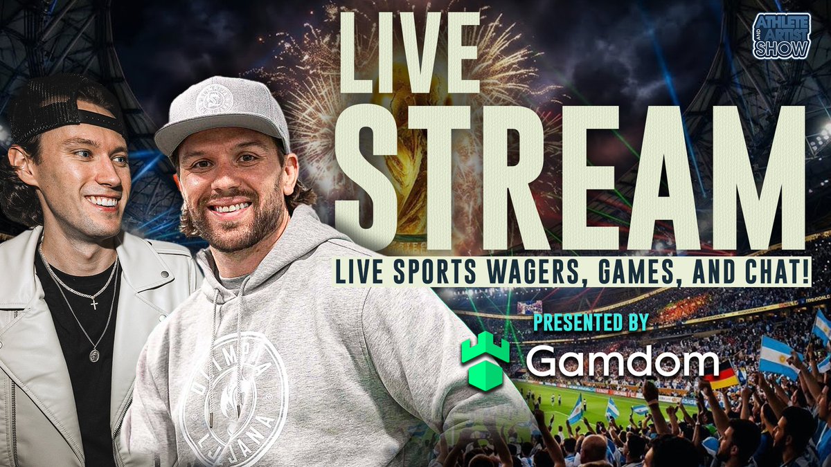 AthleteArtistPC's tweet photo. We're LIVE on Rumble and X!

https://t.co/bLvfoF0eCo

Presented by @gamdom 

#Partner #Livestream https://t.co/qCYr8jSIdp