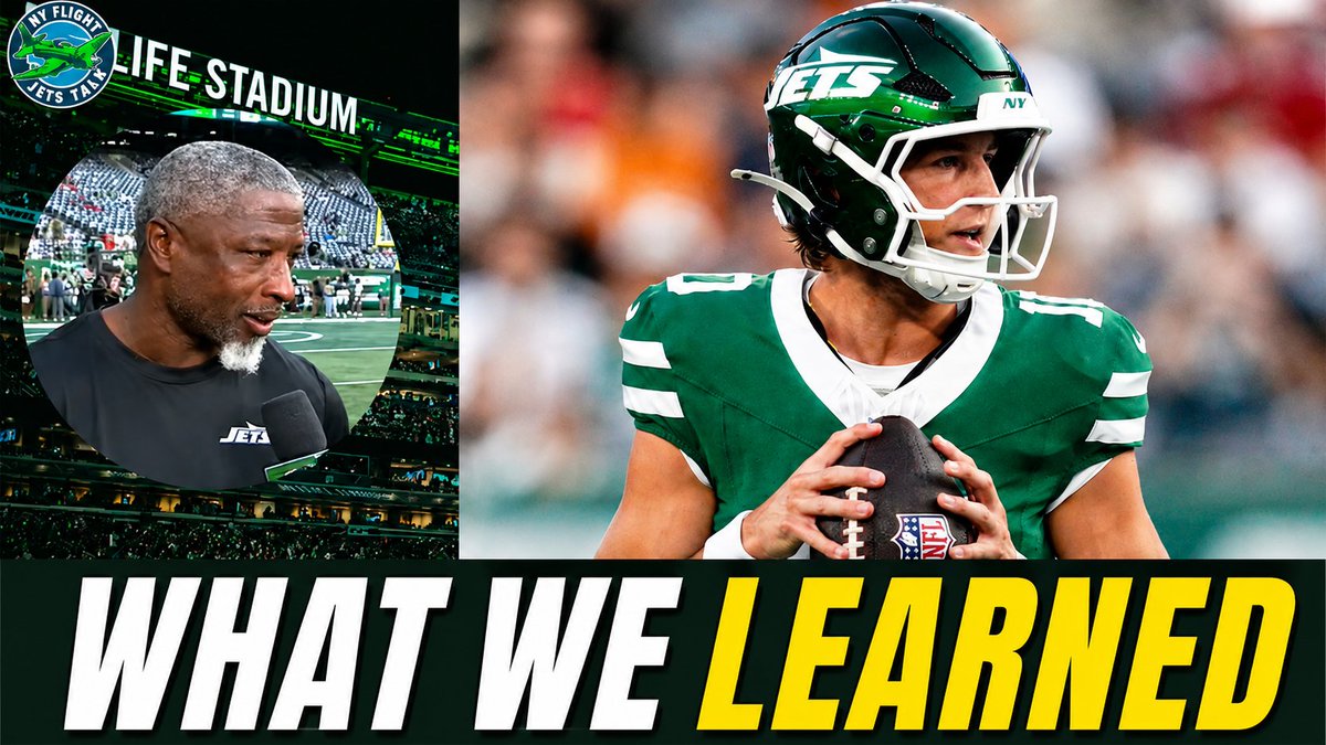 connor_long15's tweet photo. UPCOMING LIVE POD: 3:45 p.m. EST

The #Jets’ preseason opener gave us plenty to discuss.

CBS New York’s Steve Overmyer joins me to break down our biggest takeaways, key performances, and what stood out vs. Tampa Bay.

DON'T MISS IT👇
https://t.co/ZKOxoSIy4E https://t.co/h4bmOhrfVD