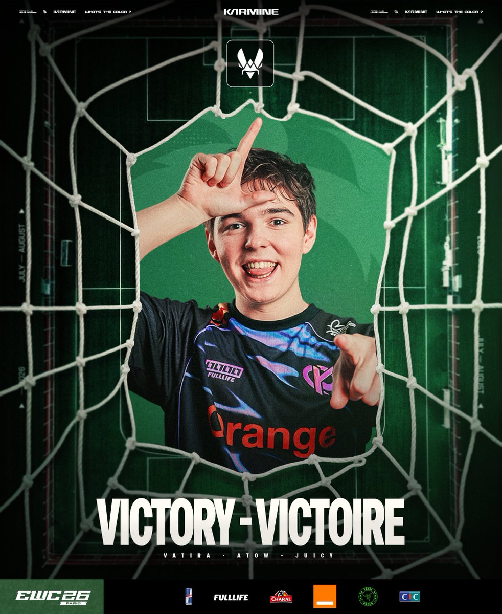 KarmineCorp's tweet photo. QUALIFIÉS EN DEMI-FINALE ✅

Victoire 4-3 contre Vitality, nos joueurs ont rallongé le spectacle sans leur laisser aucune chance au final ! 😌

TOP 4, TWO MOOOOOOOORE #KCORP 

GG 🤝 @TeamVitality https://t.co/QQj2SiPATS