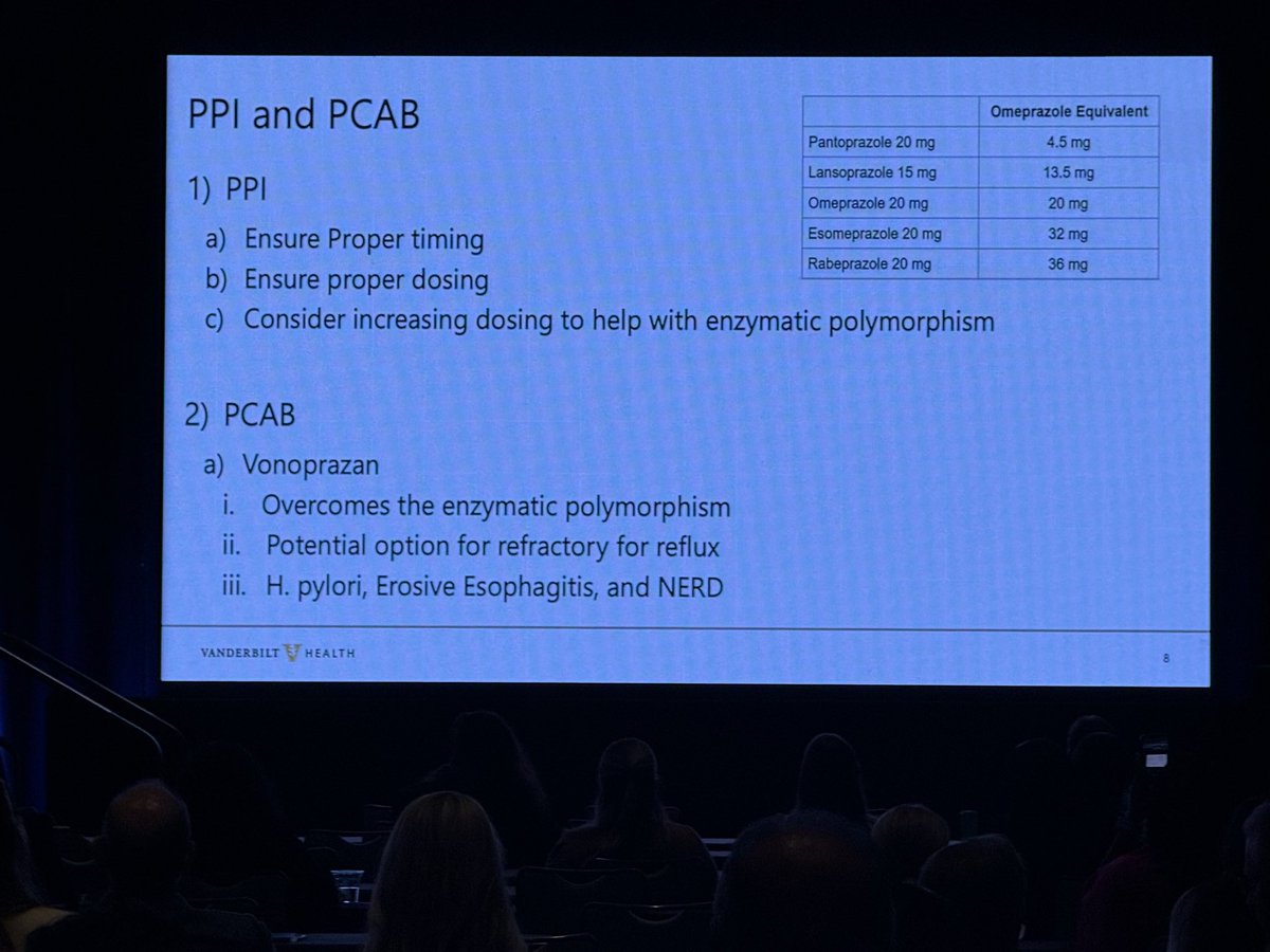 MN_GIMD's tweet photo. A great roadmap for what to do when the PPI fails.

Persistent dysphagia and chest pain shouldn’t automatically trigger more acid suppression. 

The challenge is figuring out what we are actually treating.

Optimize therapy. 
Evaluate structurally. 
Test physiology. 
Assess motility. 
And, importantly, learn to phenotype.

Because “PPI failure” may ultimately unmask ongoing reflux, reflux hypersensitivity, functional disease, or an esophageal motility disorder and each requires a very different approach.

Excellent practical framework from @RishiNaikMD on moving from persistent symptoms → objective testing → the right diagnosis → targeted treatment.