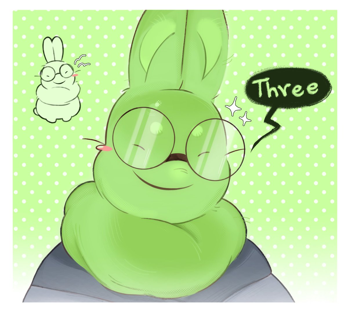 Liahdraw_'s tweet photo. Four bunnies (silly drawing
#animalhospital https://t.co/mAIKIsqSbA