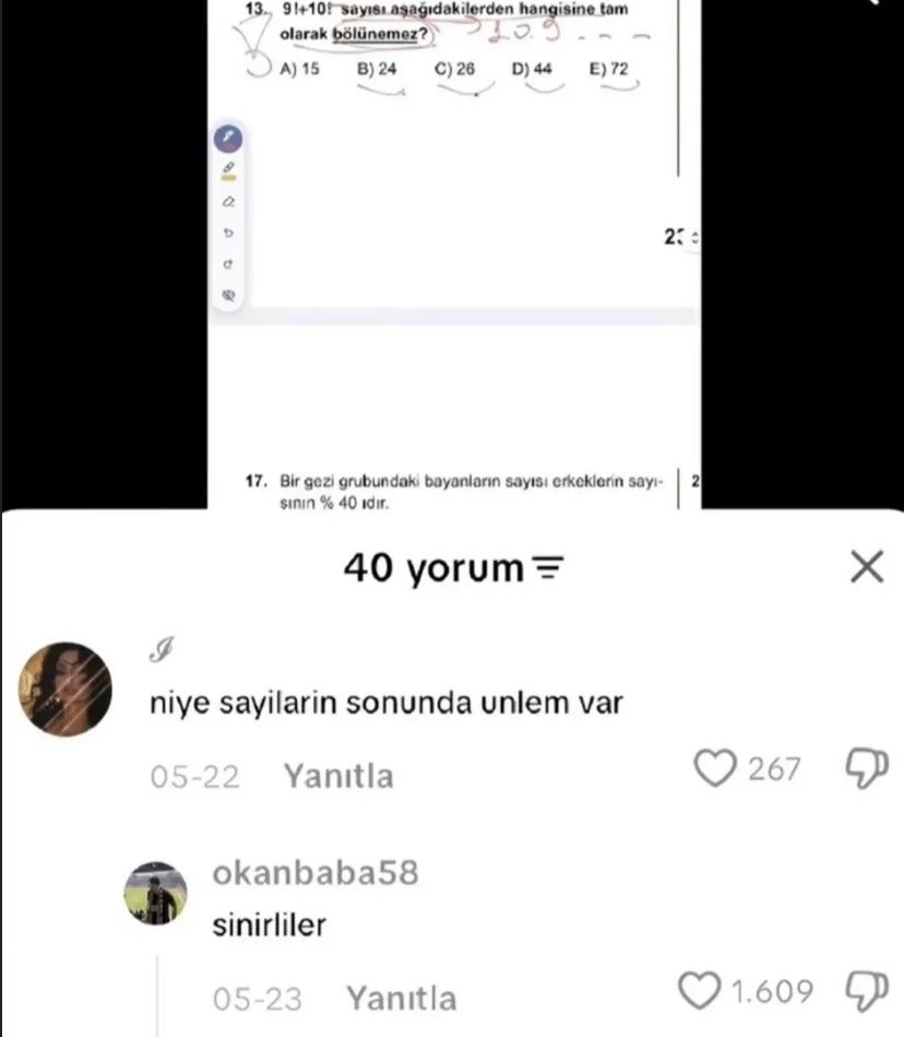 LvbelX5's tweet photo. Bizim matematiksel zeka https://t.co/9ELqVBX4yk
