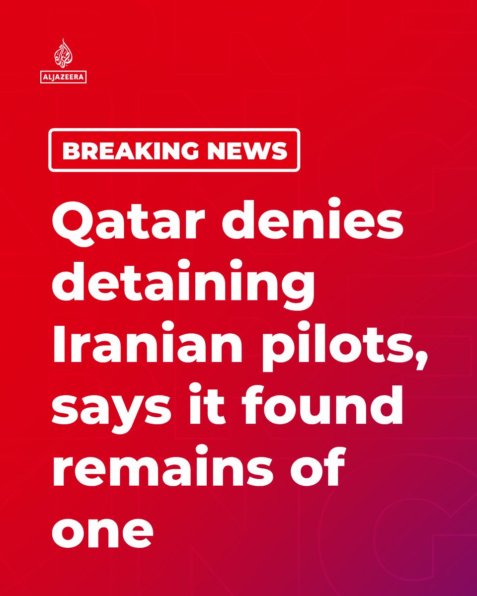 BREAKING: Qatar Clarifies Status of Iranian Pilots Amidst Search and Rescue Operations