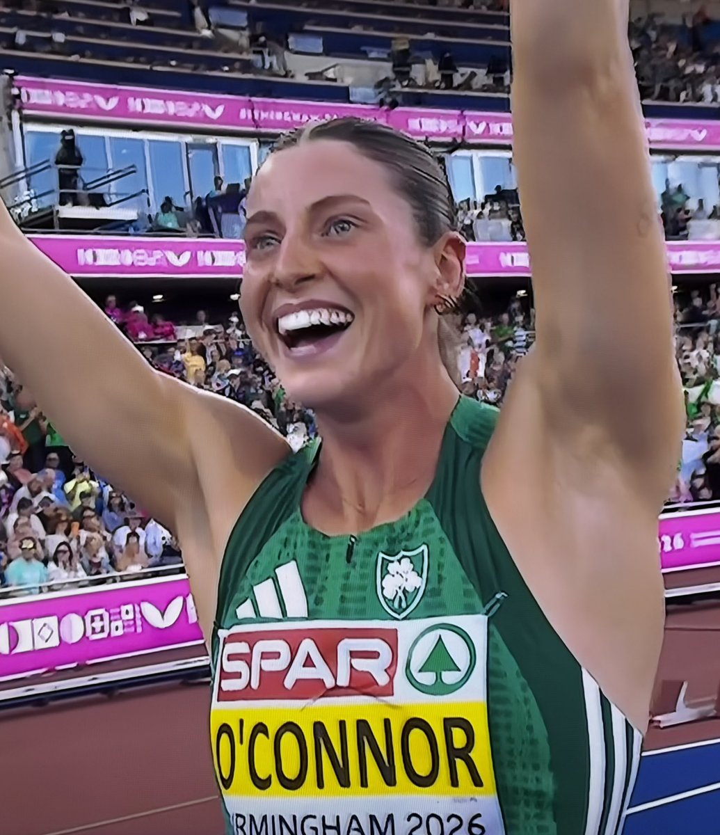 ROMurchu's tweet photo. European Gold for Kate O’Connor - spectacular result following spectacular effort

Dundalk and Ireland are proud

Ar fheabhas🔥🔥🔥 https://t.co/byegrP7Kc4