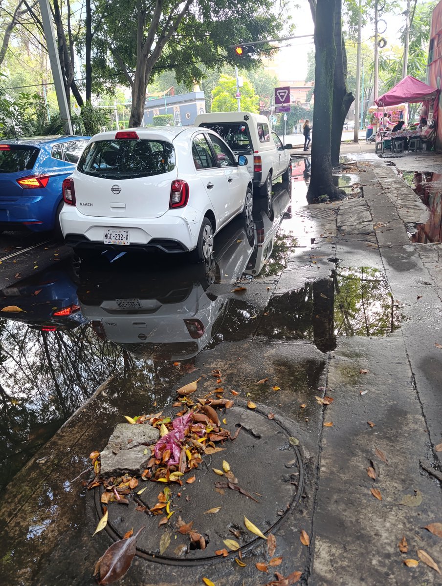 IvetteHerrera2's tweet photo. @AlessandraRdlv Puede mandar a destapar una coladera en Av mazatlán y Av Veracruz, col. Condesa , enfrente de la subestación de CFE, tienes meses tapada y se encharca en agua , tapa hasta la banqueta, espero  se atienda pronto https://t.co/4DBYL5LIx1