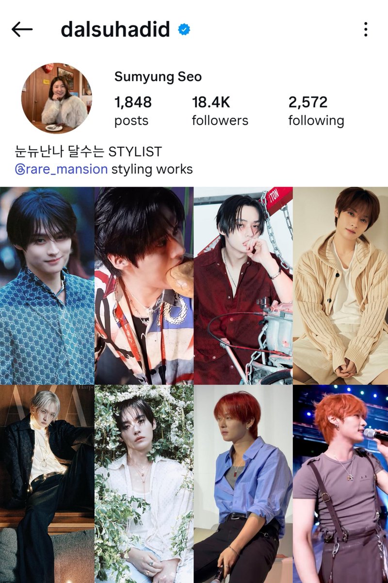 berrylinos's tweet photo. learned that this stylist is responsible for some of my favorite leeknow looks of all time, including recent, and that she especially closely works with leeknow for his gucci schedules, the looks for which r always so amazing. no wonder https://t.co/ueaYOCDD15
