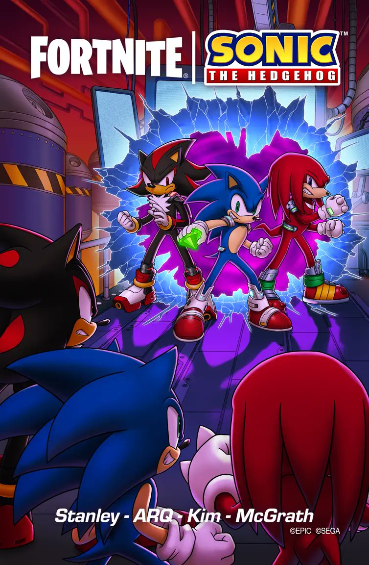 HYPEX's tweet photo. FULL SONIC x FORTNITE COMIC BOOK (HD)

THEAD 🧵 (PAGES 1-3) https://t.co/fvAlyEV4OX