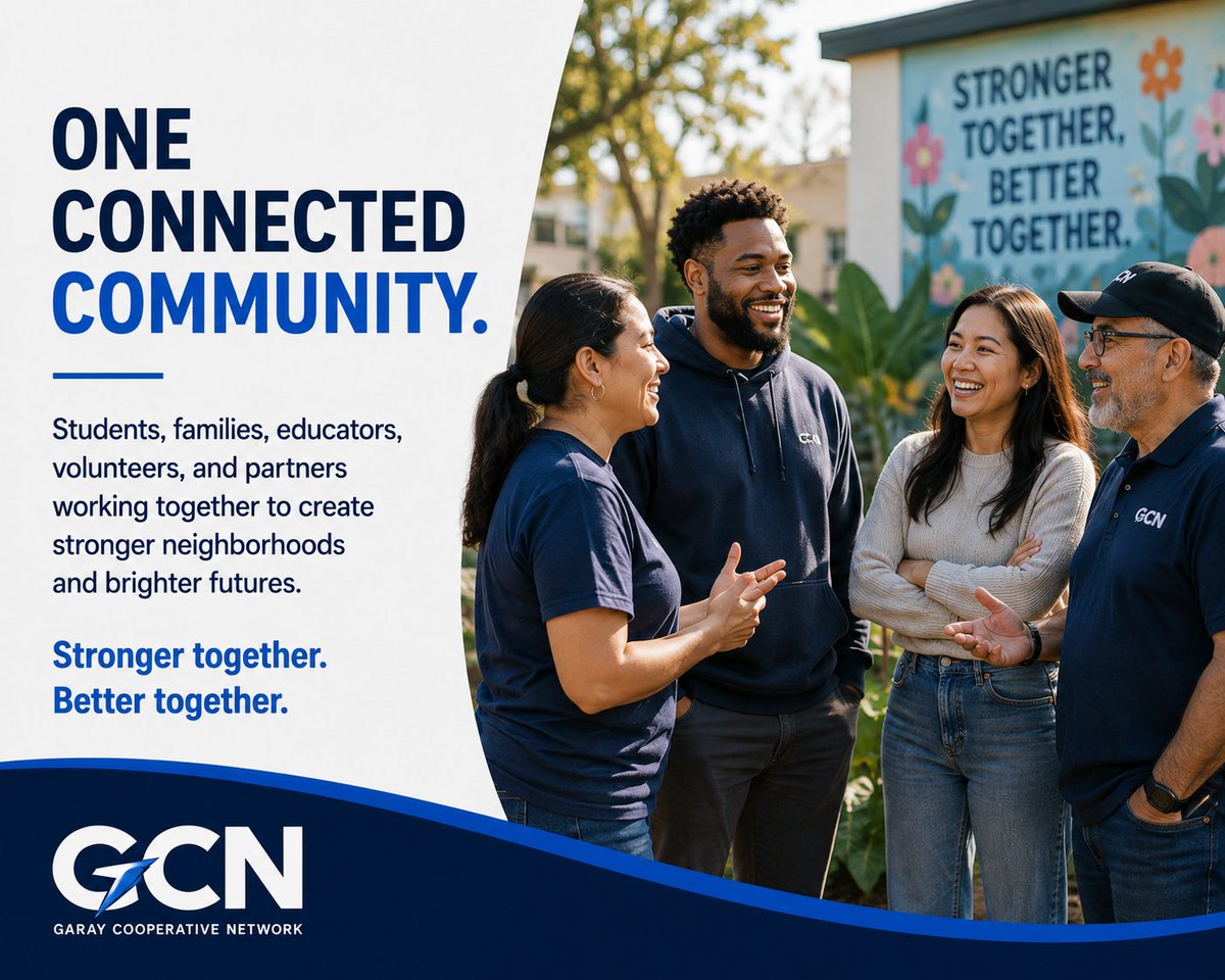 GarayCoopNetwrk's tweet photo. Six pillars. One mission. 💙

GCN connects education, nutrition, renewable energy, affordable housing, sustainable fabrication, and Robotics &amp; AI to build stronger communities.

Together, we can do more.

#GCN #SanDiego https://t.co/nQLX2l6Yq4