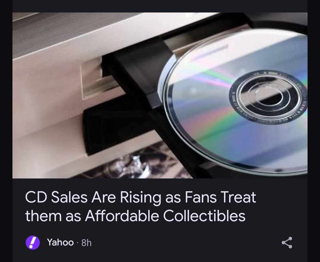 _tim_burke's tweet photo. CDs are "affordable collectibles" now. 

No, you dipshits, they're a way to actually own the fucking music rather than rent it. 

#buyphysical https://t.co/T4iUU0d57C