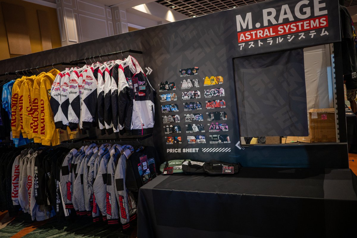 CEOGaming's tweet photo. Official licensed gaming and anime collections? Yes, please!!

@MDOTRAGE is here at #CEO2026 and has you covered, plus a LIMITED TEKKEN 8 drop featuring T-shirts and Hoodies. 👊

📸: @RellFGC, @Mystic_Angel24 https://t.co/hVMg6gXfFX