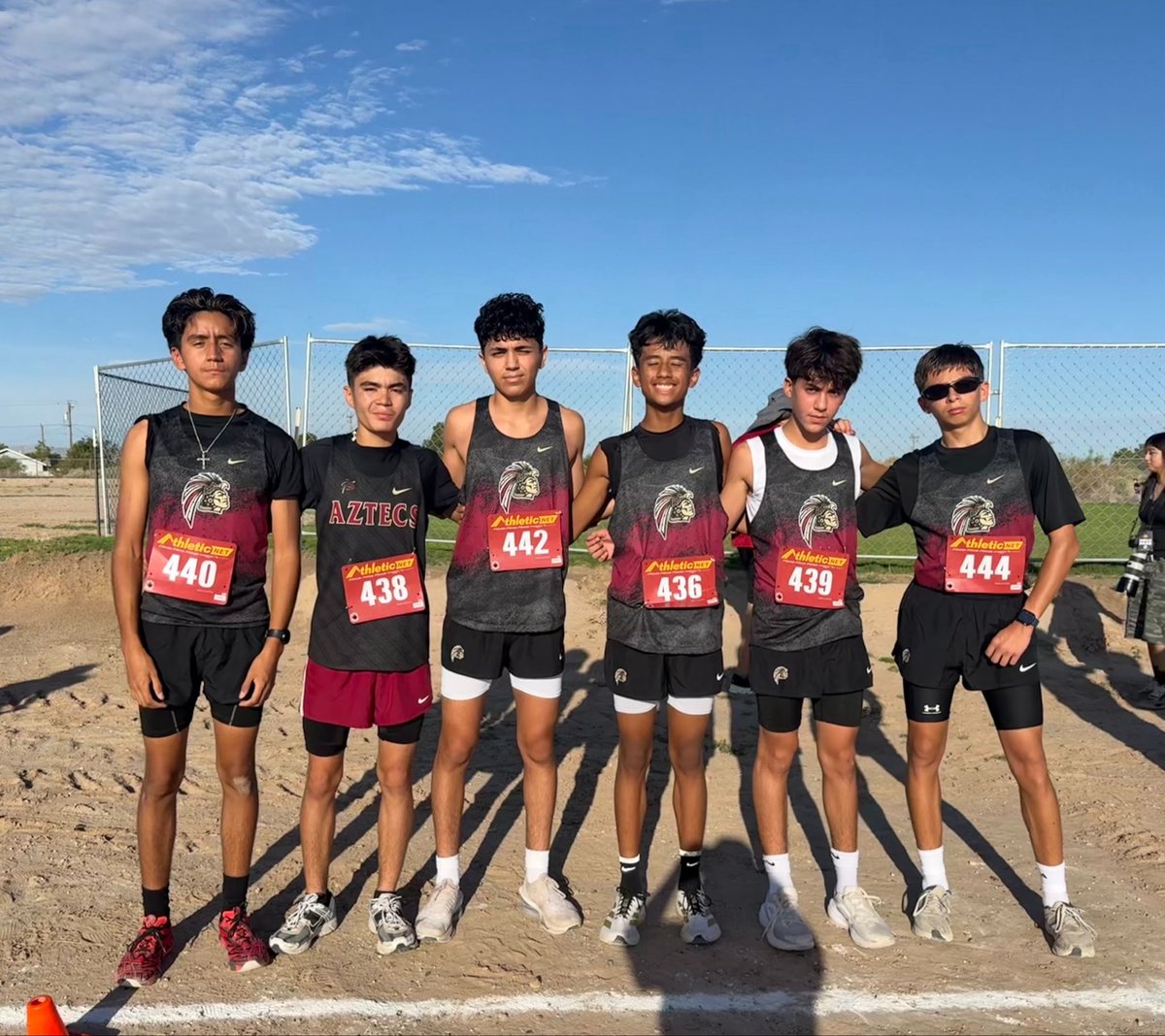 EDHS_XC's tweet photo. Part 1/2
A great 2nd meet for our Varsity runners  at the Fabens invitational! Lots of pr’s and Angel Garibay finished in the top 10 and came back with a medal! Way to go Aztecs! 🏃‍♀️🏃🏅@EDAztecs_HS @Coach1Martinez @klopez_EDHS @Coach_RHancock https://t.co/clAeSnPEqh