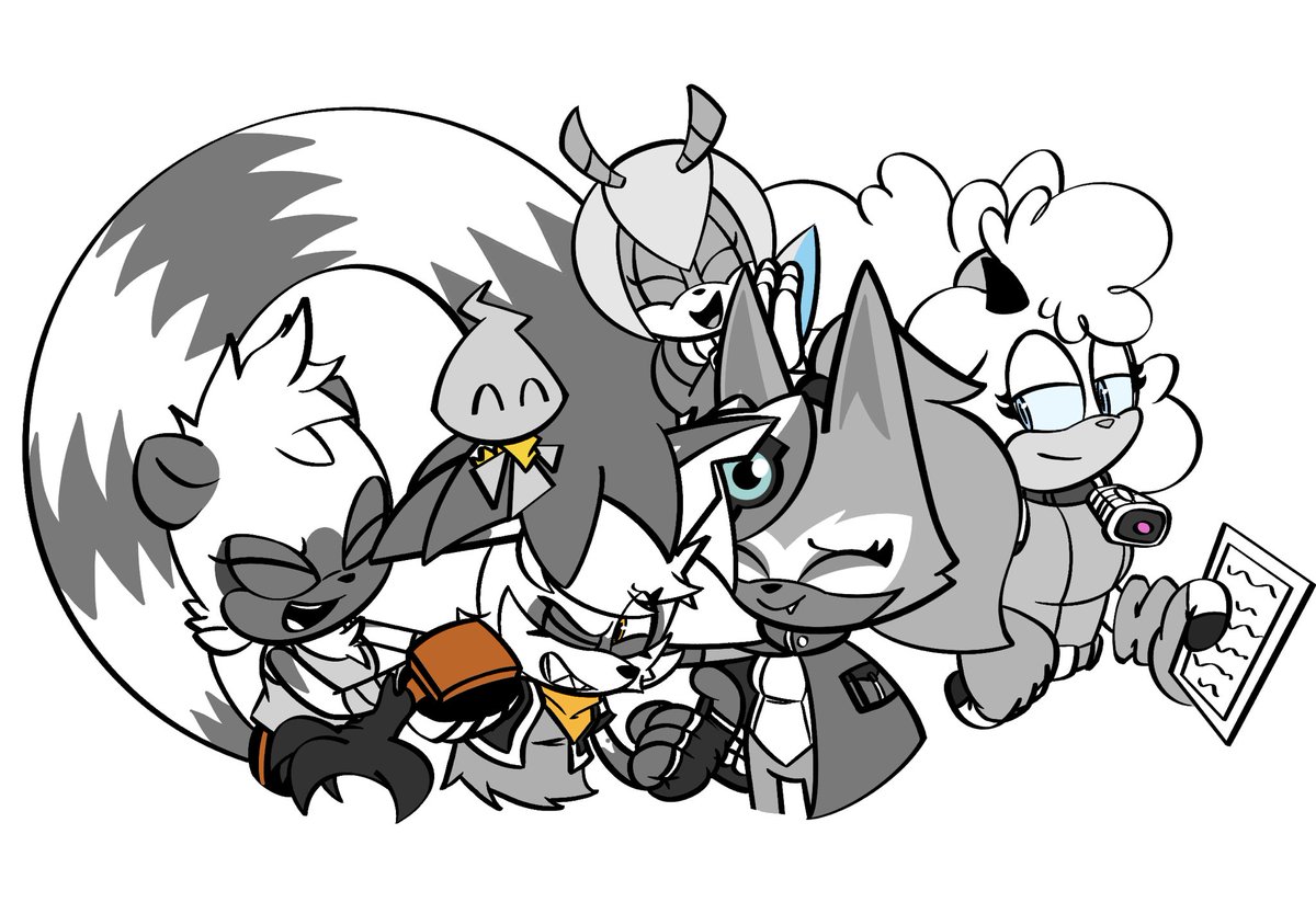 Splotch_Fox's tweet photo. One Big Happy Family :)

#Sonicthehedgehog #idwsonic https://t.co/KDMv5O92Cx