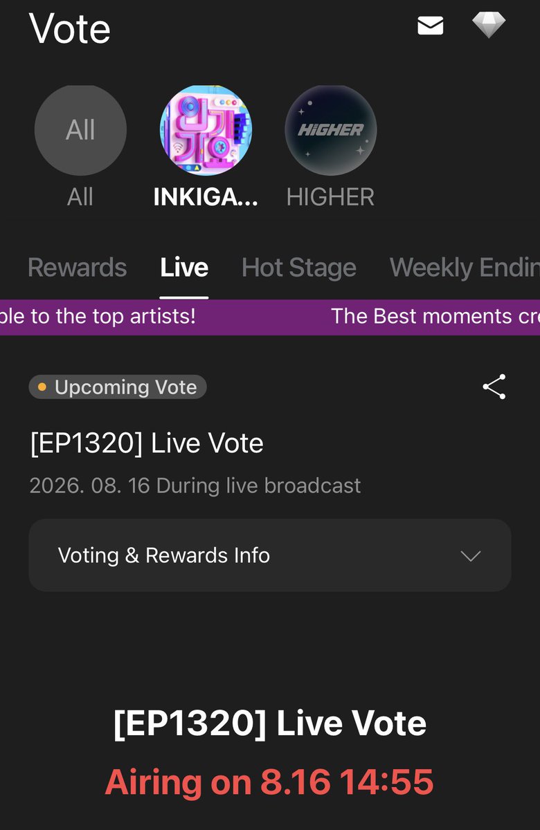 TeamSVS's tweet photo. [⚠️ INKIGAYO]

Please note inkigayo airs at 2:55PM KST so prepare to vote on Higher then

We sincerly apologize for posting the wrong time due to voting used to start at 3:40PM in the past 🙇‍♀️ 

We’ll also be reposting all our other posts

Pls help spread 2:55PM as the start time https://t.co/qsHYFU4WOK